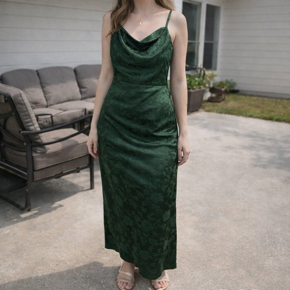 Lulus Floral Jacquard Maxi Dress - Women's Size XS